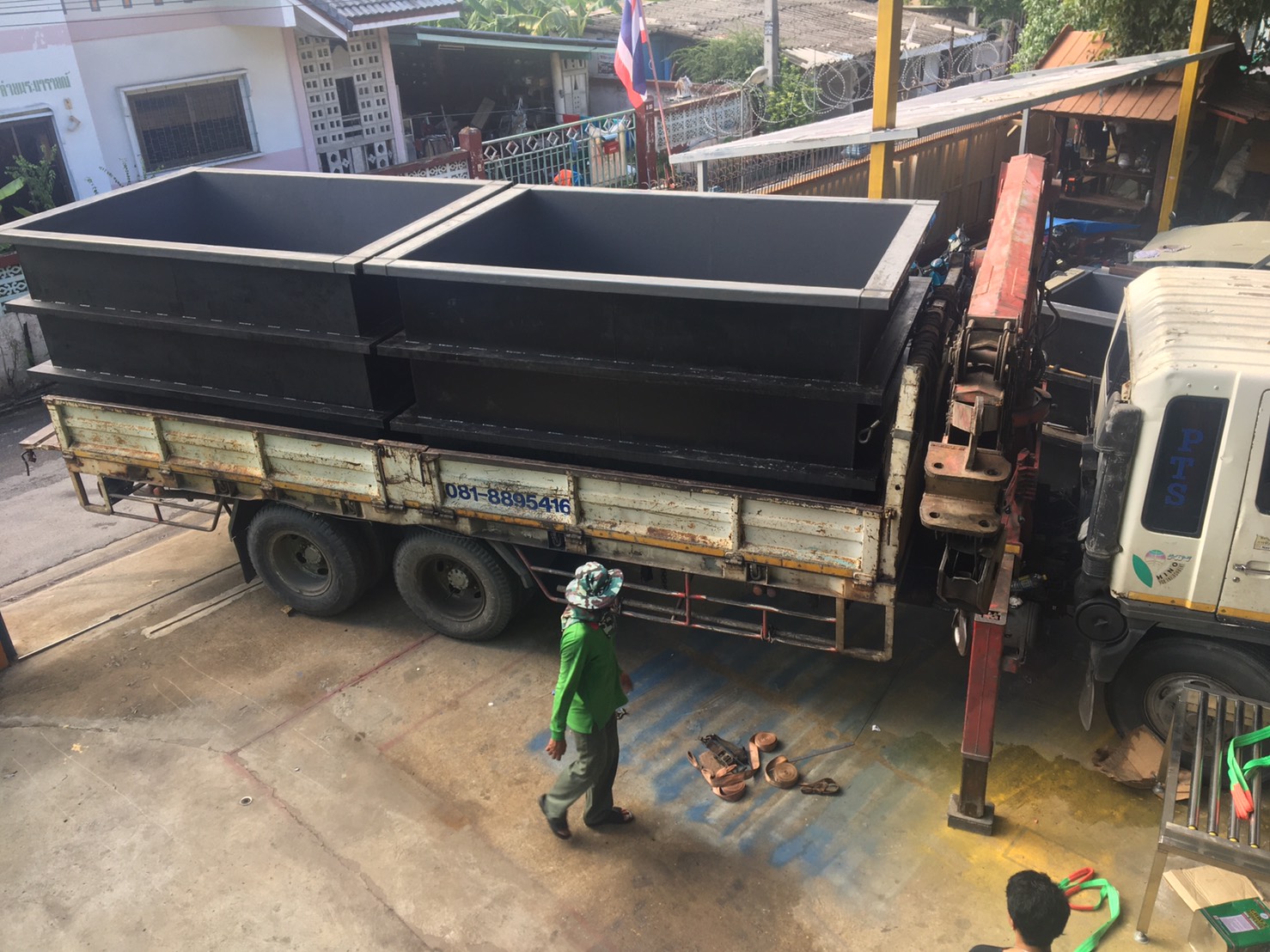 ผลิตถังเหล็กliningPVC